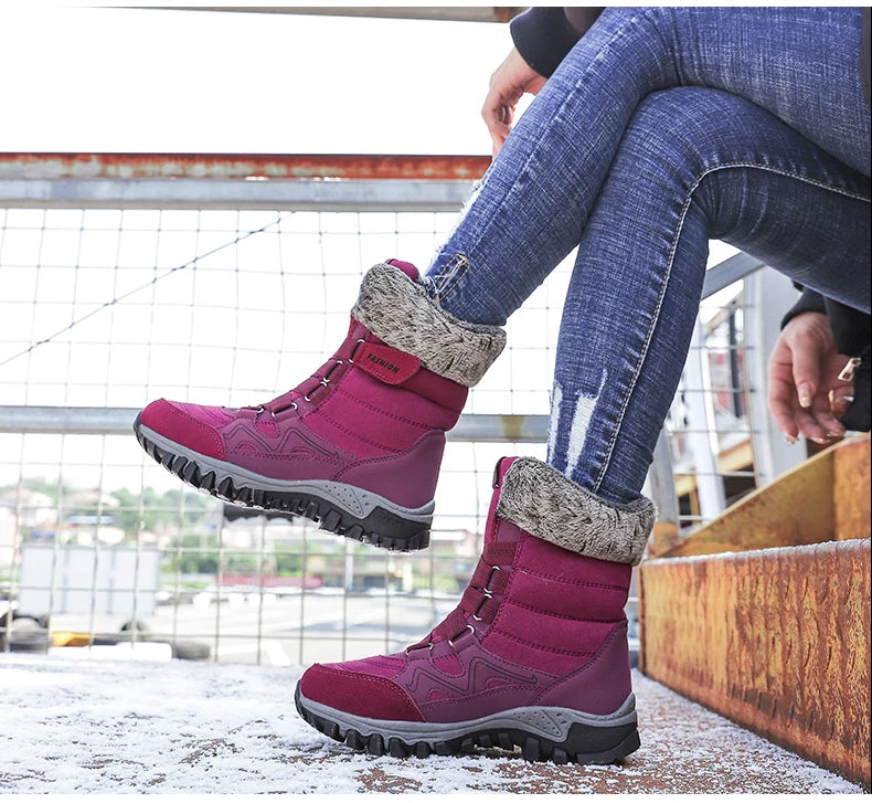 Boots Winter Shoes Female Snow