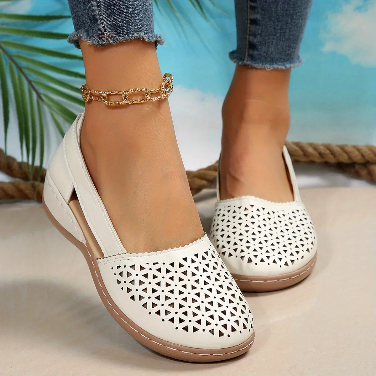 Women's Summer Flat Round Toe Sandals