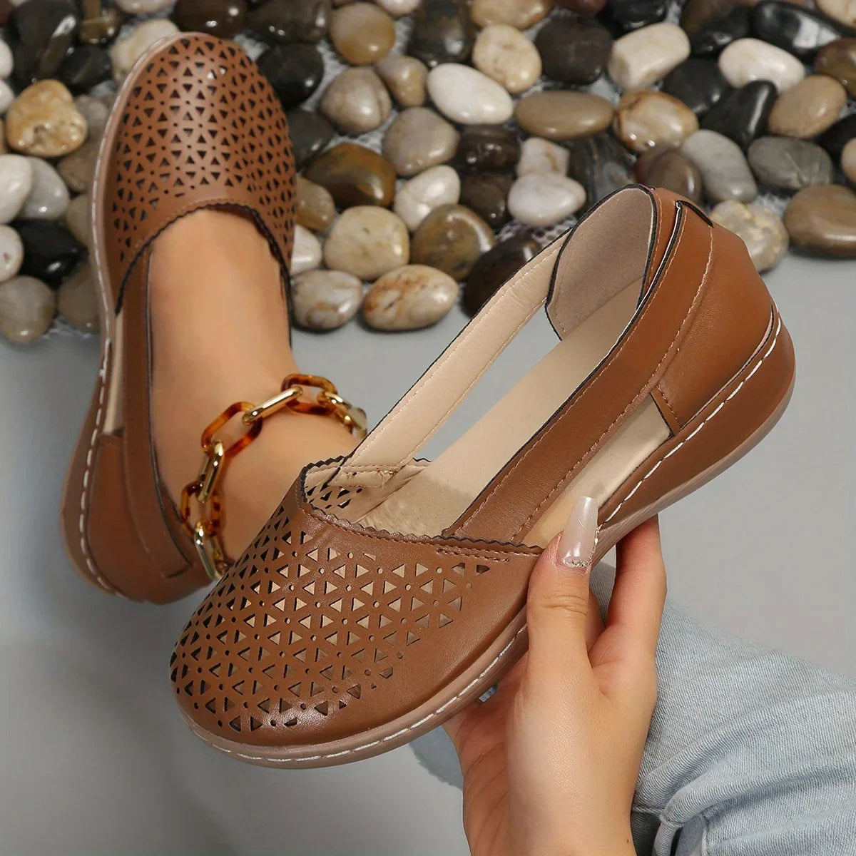 Women's Summer Flat Round Toe Sandals