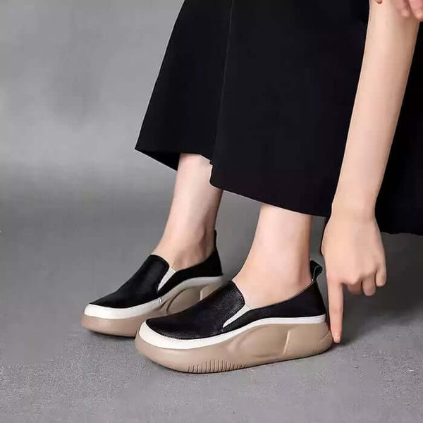 WOMEN FASHION PLATFORM LOAFERS